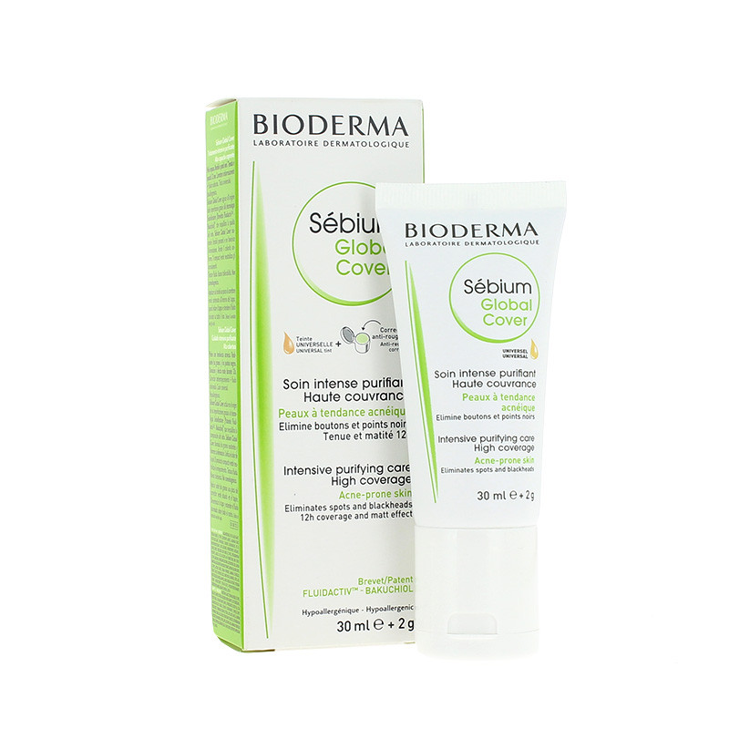 Imagen de Bioderma Sebium global cover crema color 30ml