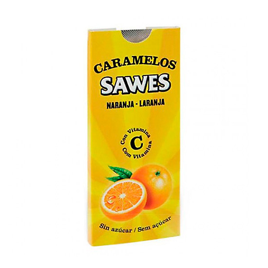 Imagen de CARAMELOS SAWES NARANJA S/A BLISTER