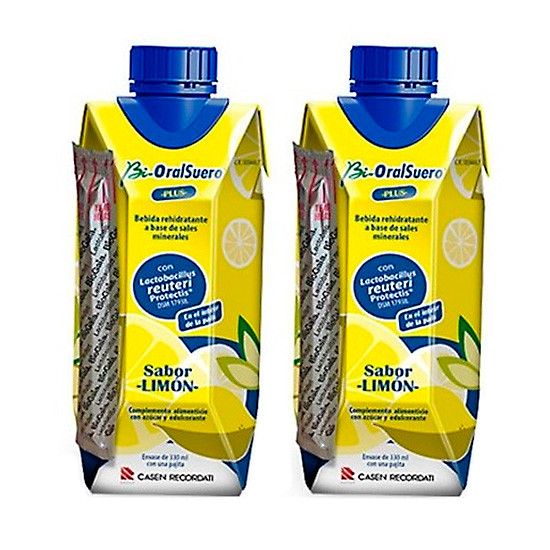 Imagen de Bioralsuero limon pack 2 brick x 330ml