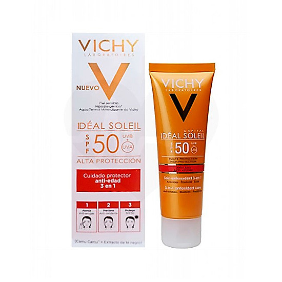 Imagen de Vichy ideal soleil anti-edad spf50