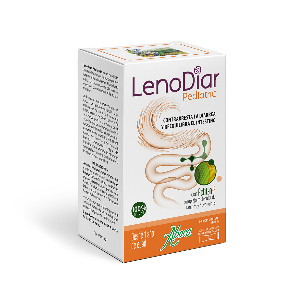 Imagen de Aboca lenodiar pediatric granulado 12 sobres