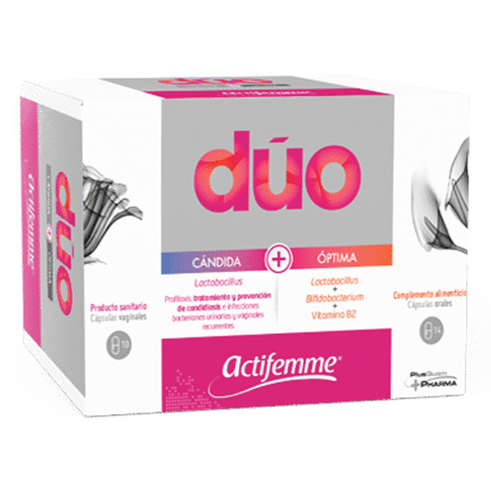 Imagen de Actifemme duo 10 cap vaginal + 14 capsula oral