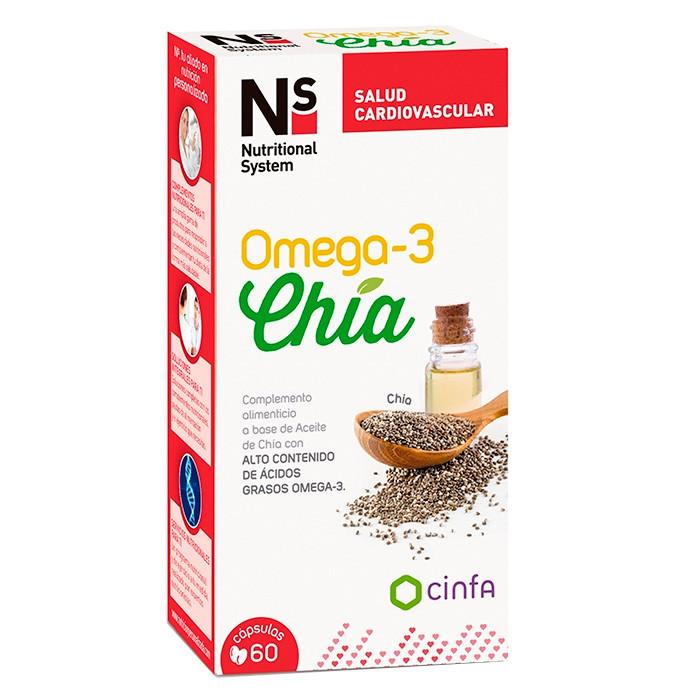 Imagen de N+s omega 3 chia 60 capsulas