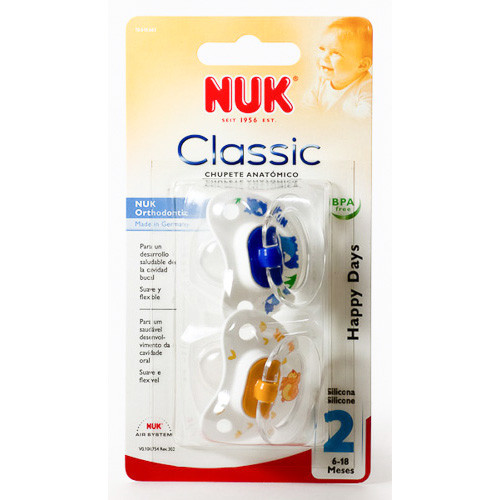 Imagen de Nuk Nukete chupete silicona talla 2 2u