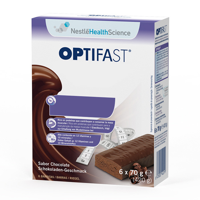 Imagen de Optifast barritas chocolate 6uds