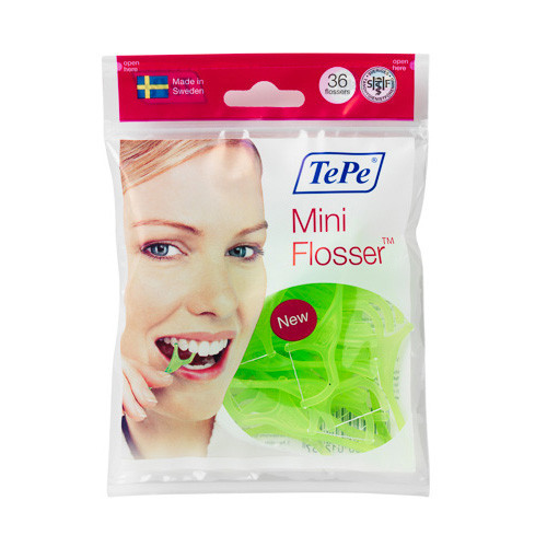 Imagen de TEPE MINI FLOSSER SEDA DENTAL 36 UDS
