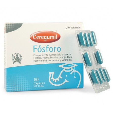 Imagen de CEREGUMIL FOSFORO 60 CAPSULAS