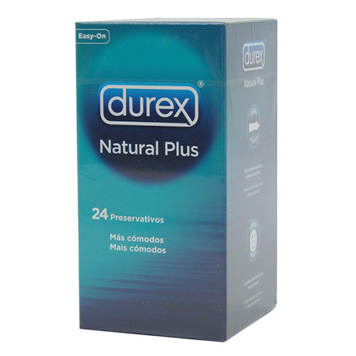 Imagen de Durex preservativo natural plus easy on 24uds