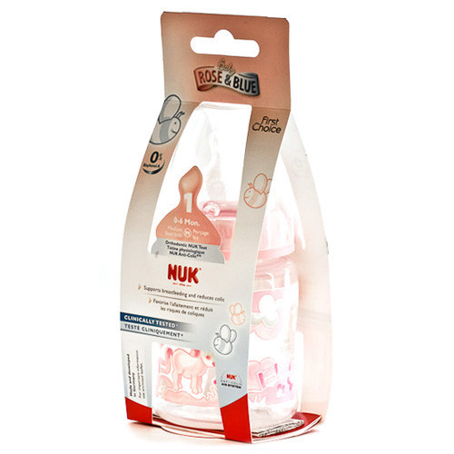 Imagen de Nuk Biberón FC PP tetina silicona rosa 150ml