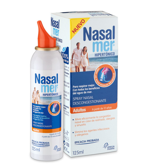 Imagen de NASALMER ADULTOS HIPERTONICO SPRAY 125ML