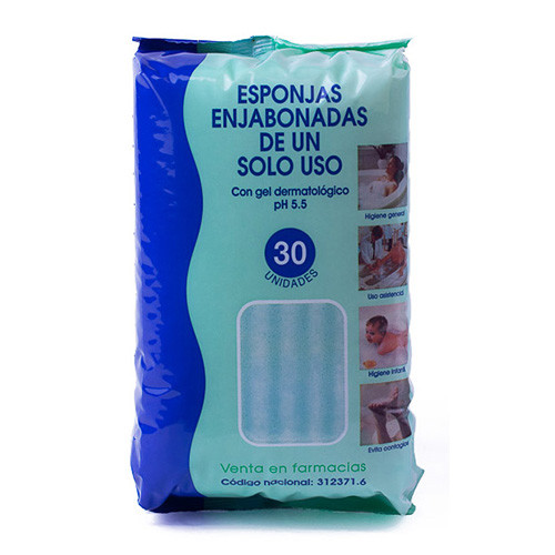 Imagen de BEGOBAÑO ESPONJA JABONOSA 170 GR 30 UDS