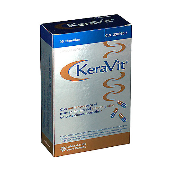 Imagen de KERAVIT CABELLO-UÑAS 90 CAPSULAS