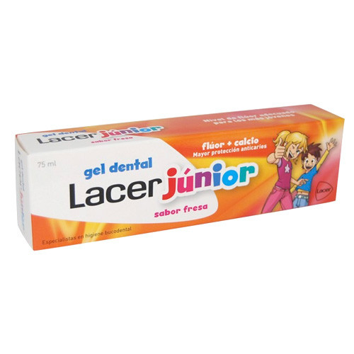 Imagen de Lacer Gel dental junior fresa 75ml