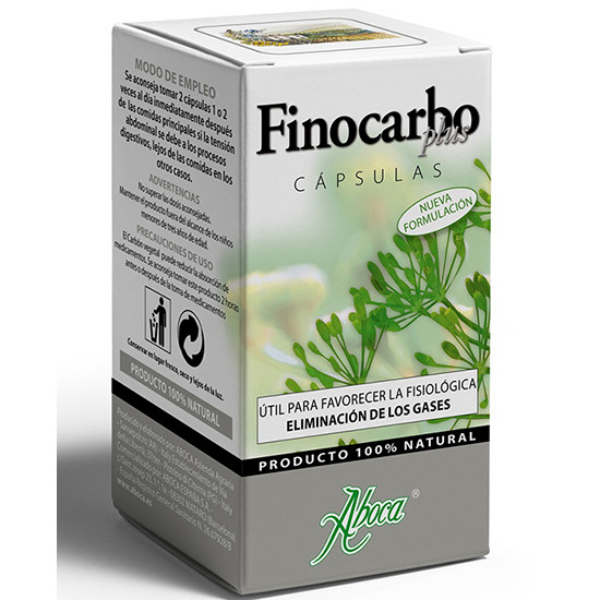 Imagen de Aboca finocarbo plus 500mg 50 capsulas.