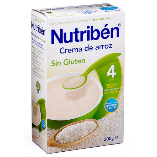 Imagen de Nutribén Crema arroz sin gluten 300gr