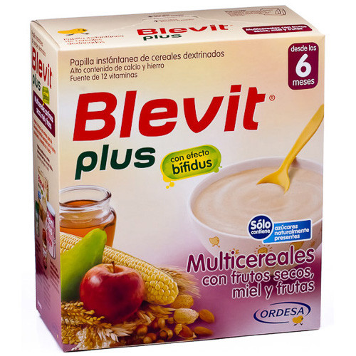 Imagen de Blevit Plus multicereales con frutos secos miel y frutas 600g