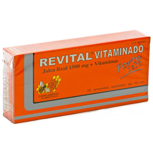 Imagen de REVITAL VITAMINADO FORTE 20 AMP. 1500 MG