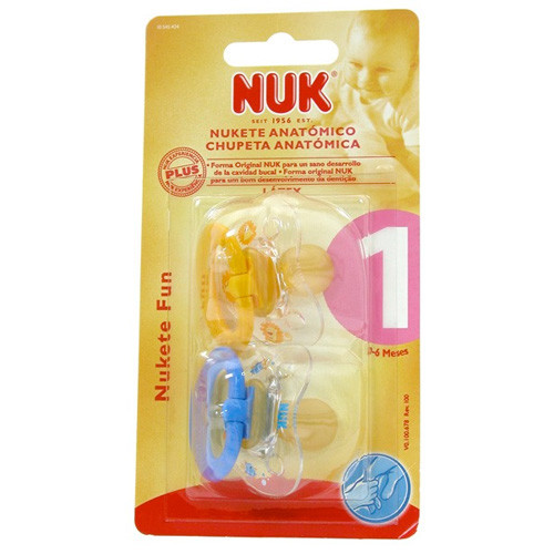 Imagen de Nuk Chupete látex talla 1 2u