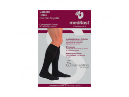 CALCETIN MEDILAST FTE SILVER NEGRO GDE