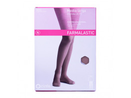 MEDIA FARMALASTIC LARGA BLON CN BEIG T/M